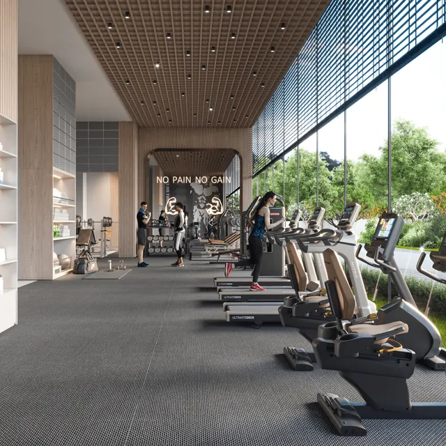 Adani The Marq — gym interior