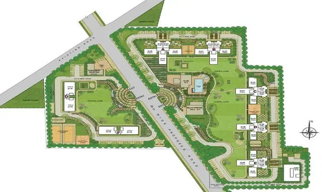 Alpha Gurgaon One master plan / site layout