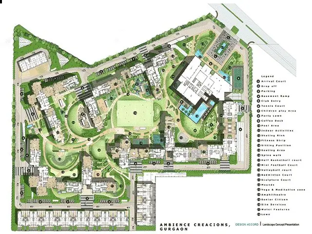 Ambience Creacions master plan / site layout