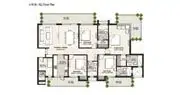 Ansal Highland Park 4 BHK+SQ floor plan