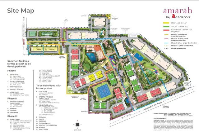 Ashiana Amarah master plan / site layout