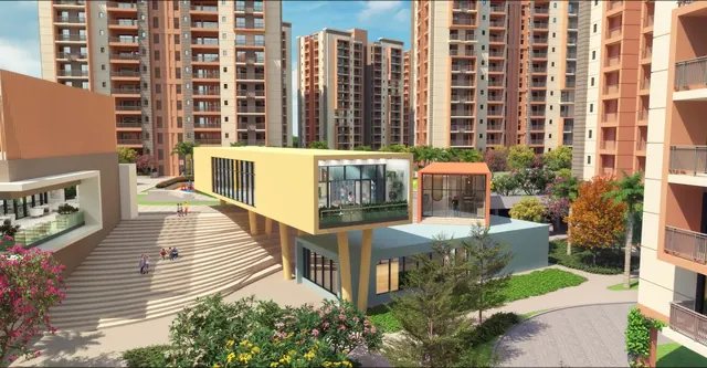 Ashiana Amarah — clubhouse amphitheatre steps render