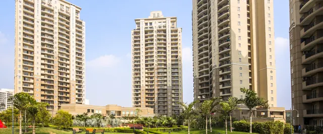 ATS Kocoon Gurgaon — tower cluster panoramic banner (real photo)