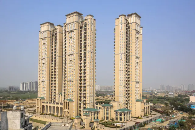 ATS Triumph — twin towers elevation (real photo)