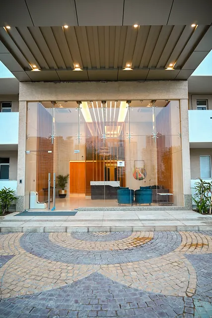 Bestech Altura — tower entrance lobby (real photo)