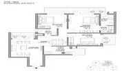 Bestech Park View Ananda 3 BHK floor plan