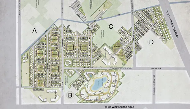 BPTP Amstoria master plan / site layout