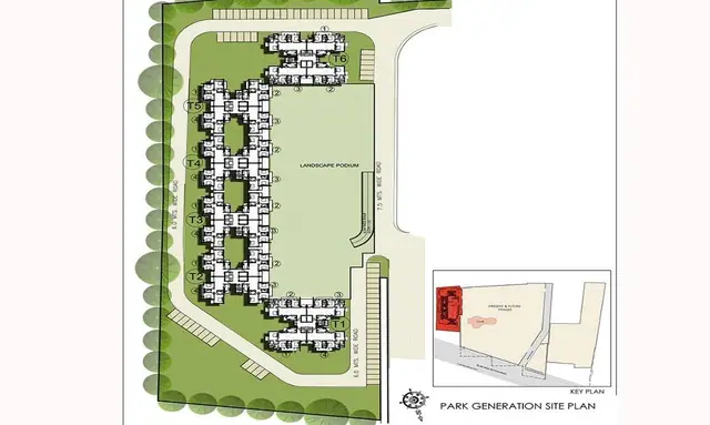 BPTP Park Generation master plan / site layout