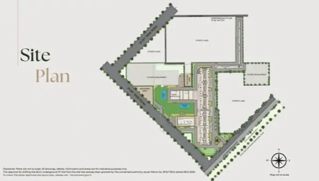 BPTP Verti Greens GAIA Residences master plan / site layout