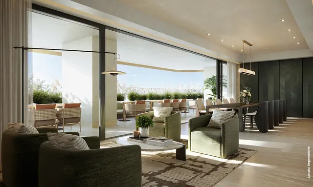 BPTP Verti Greens GAIA Residences — clubhouse lounge