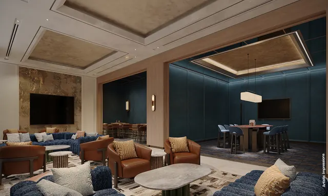 BPTP Verti Greens GAIA Residences — clubhouse lounge