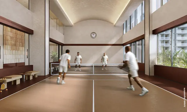BPTP Verti Greens GAIA Residences — indoor sports court