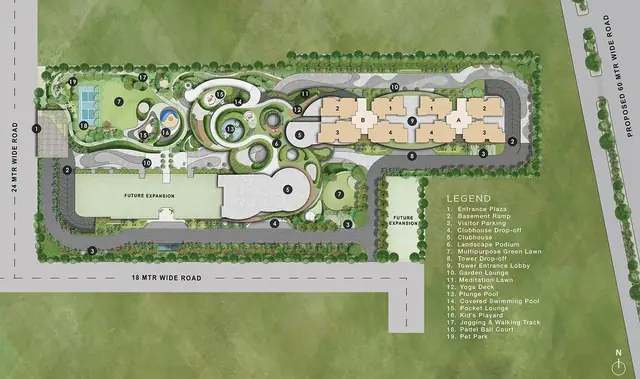 Conscient Elaira Residences master plan / site layout