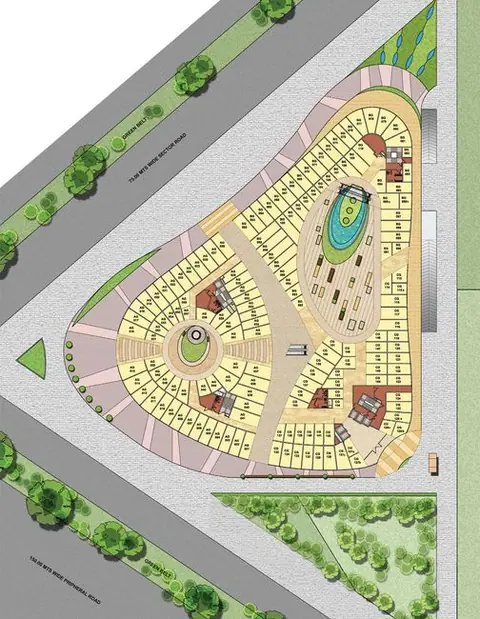 Conscient One Gurgaon Shops 3rd floor floor plan