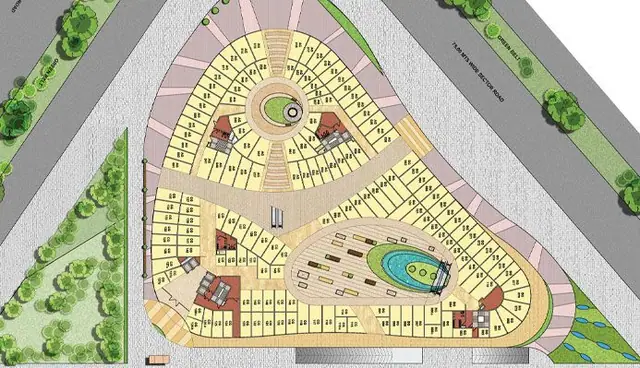 Conscient One Gurgaon master plan / site layout
