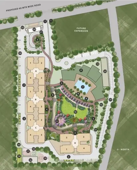 Conscient Parq master plan / site layout