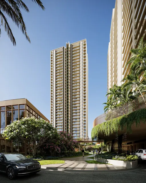 Conscient Parq — entry drive and tower