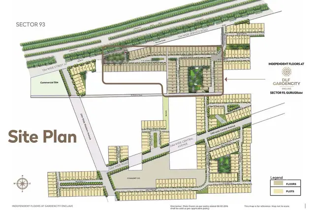 DLF Garden City Enclave master plan / site layout