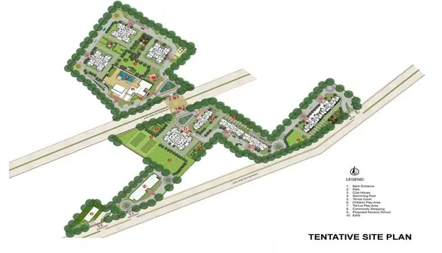DLF The Primus master plan / site layout