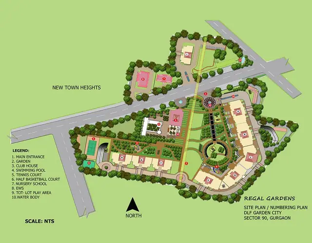 DLF Regal Gardens master plan / site layout