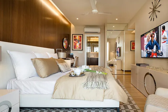 DLF Sky Court — master bedroom