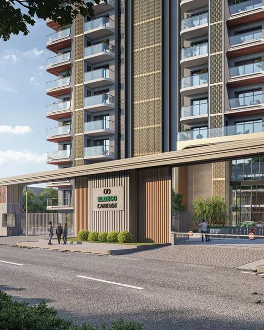 Eldeco Camelot towers and entrance