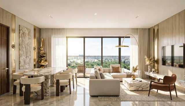 Living and dining