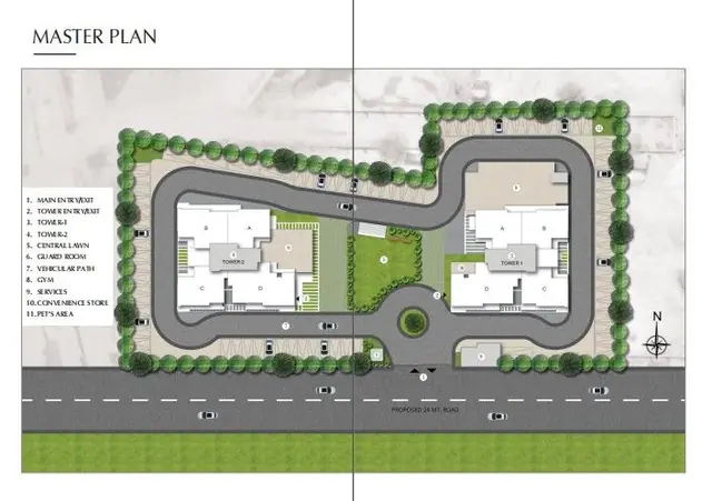 Emaar The 88 master plan / site layout