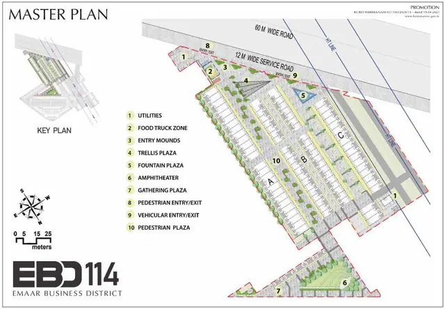 Emaar EBD 114 master plan / site layout