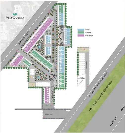 Emaar EBD 83 master plan / site layout