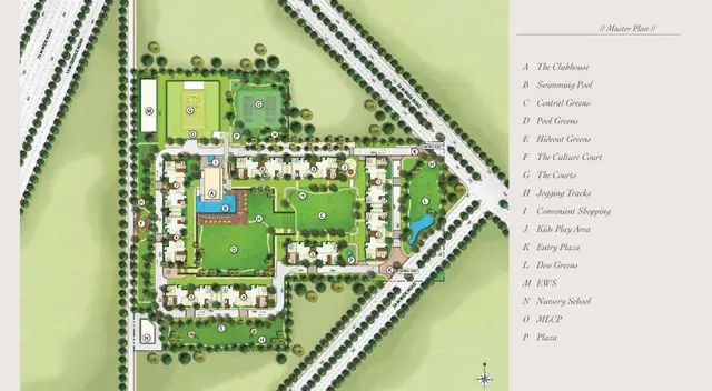 Emaar Imperial Gardens master plan / site layout