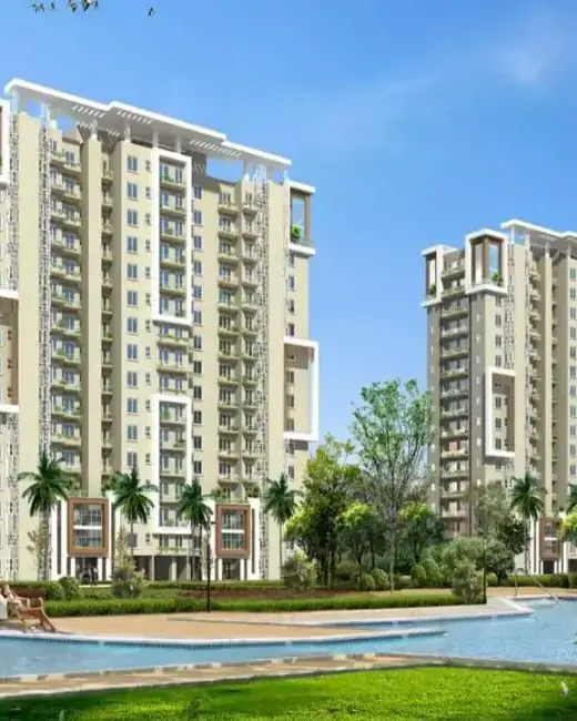 Emaar Palm Gardens exterior view, Sector 83 Gurgaon