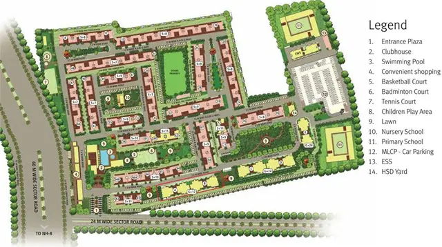 Emaar Palm Premier master plan / site layout