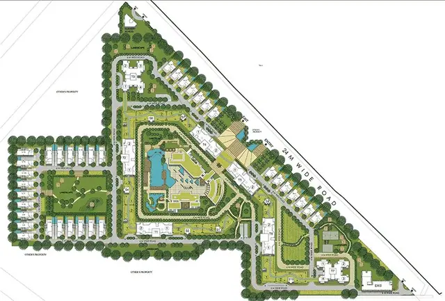 Experion Windchants master plan / site layout