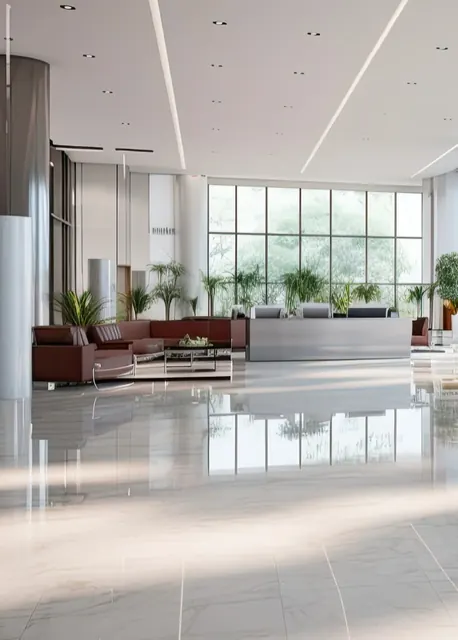 Ganga Realty Nandaka — entrance lobby interior