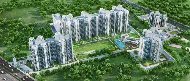 Godrej 101 — aerial view of township