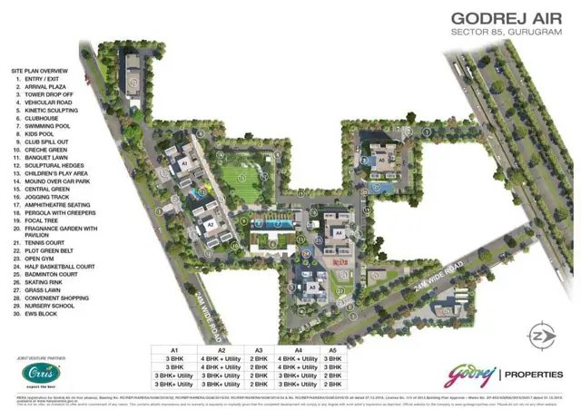 Godrej Air master plan / site layout