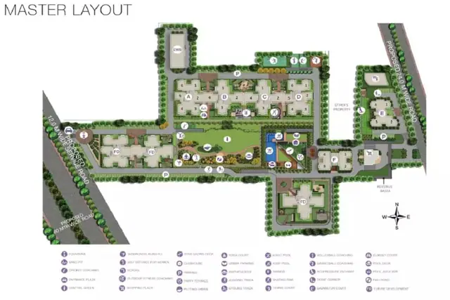 Godrej Arista master plan / site layout
