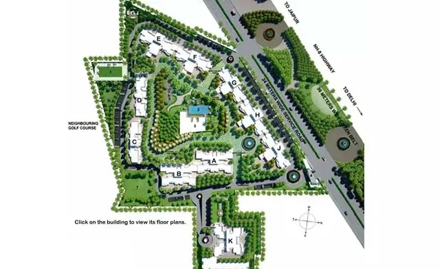 Godrej Frontier master plan / site layout