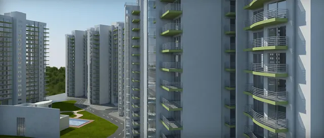 Godrej Frontier — towers and landscape render