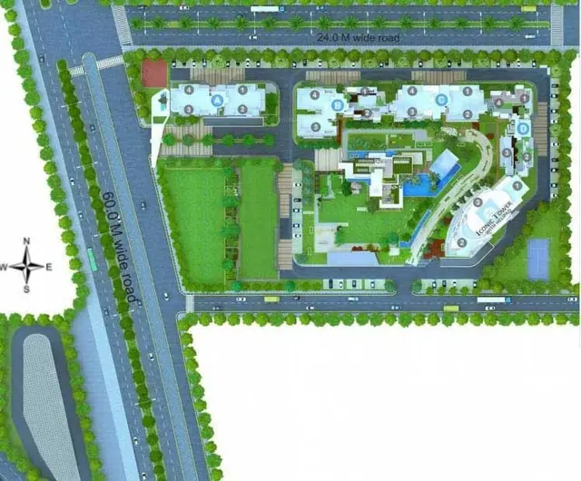 Godrej Icon master plan / site layout