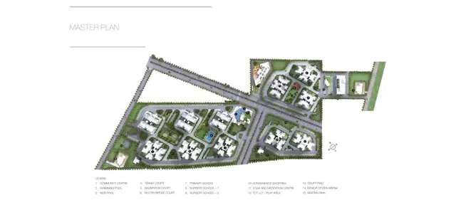 Godrej Summit master plan / site layout