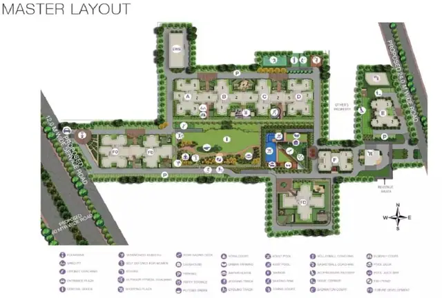 Godrej Suprema master plan / site layout