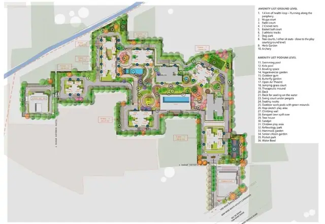 Godrej Zenith master plan / site layout