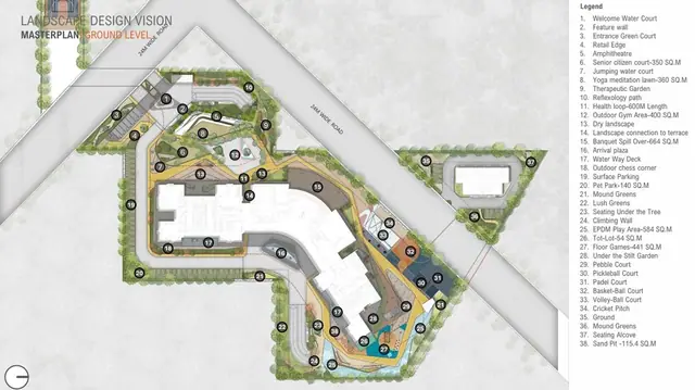 HCBS Twin Horizon master plan / site layout