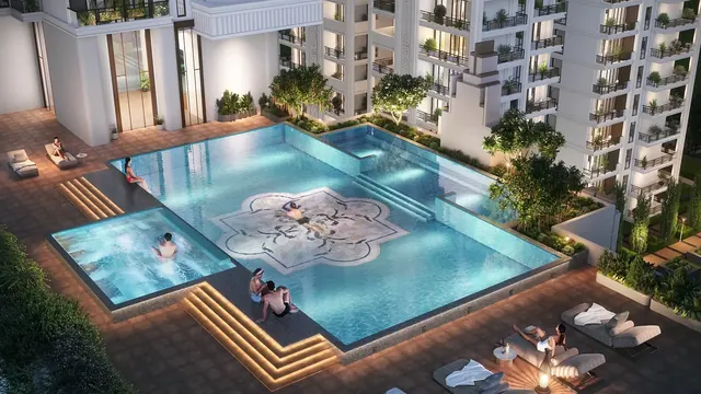 Hero the Palatial — pool deck aerial