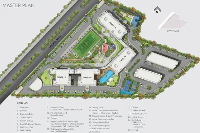 Indiabulls Heights master plan / site layout