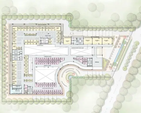 JMS Marine Square Second Floor (Retail) floor plan