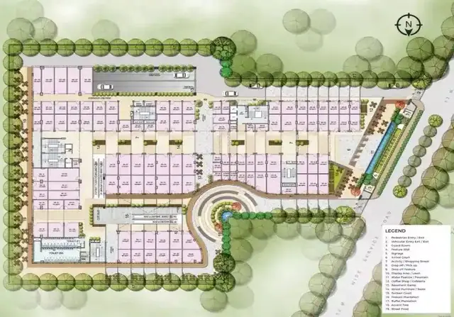 JMS Marine Square master plan / site layout
