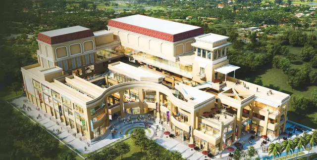JMS Marine Square — aerial view render